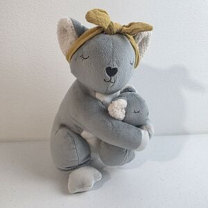 Mon Ami Kolie Koala With Baby Boo Plush Gray Stuffed Animal EUC